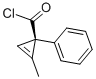 2-Cyclopropene-1-carbonylchloride,2-methyl-1-phenyl-,(R)-(9CI) Struktur