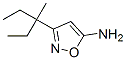 3-(1-Ethyl-1-methylpropyl)-5-isoxazolamine Struktur