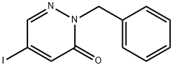 5-Iodo-2-(phenylmethyl)-3(2H)-pyridazinone Struktur