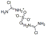 bis(chloroformamidinium) sulphate Struktur