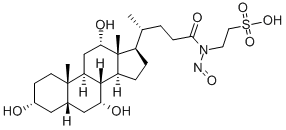 N-Nitrosotaurocholic acid Struktur