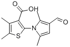 2-(3-FORMYL-2,5-DIMETHYL-1H-PYRROL-1-YL)-4,5-DIMETHYL-3-THIOPHENECARBOXYLIC ACID Struktur