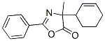 5(4H)-Oxazolone,  4-(2-cyclohexen-1-yl)-4-methyl-2-phenyl- Struktur