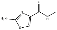 4-Thiazolecarboxamide,  2-amino-N-methyl- Struktur