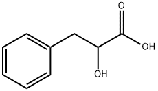 DL-BETA-PHENYLLACTIC ACID Struktur