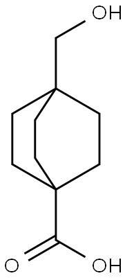 4-HYDROXYMETHYL-BICYCLO[2.2.2]OCTANE-1-CARBOXYLIC ACID Struktur