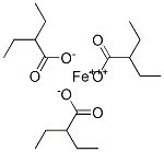 iron tris(2-ethylbutyrate)  Struktur