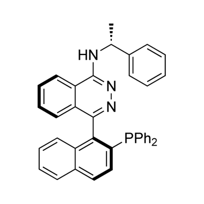 (S)-(-)-4-[2-(DIPHENYLPHOSPHINO)-1-NAPHTHALENYL]-N-[-1-PHENYLETHYL]-1-PHTHALAZINAMINE,(S)-N-PINAP Struktur