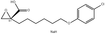 (R)-(+)-Etomoxir sodium salt Struktur