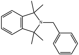 1H-Isoindole, 2,3-dihydro-1,1,3,3-tetraMethyl-2-(phenylMethyl)- Struktur