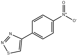 4-(4-NITROPHENYL)-1,2,3-THIADIAZOLE Struktur