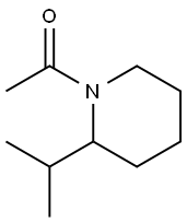 Piperidine, 1-acetyl-2-(1-methylethyl)- (9CI) Struktur