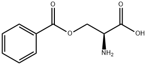 O-benzoylserine Struktur