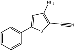 3-AMINO-2-CYANO-5-PHENYLTHIOPHENE Struktur