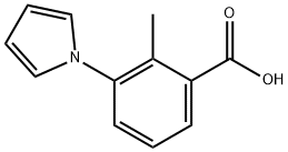 2-Methyl-3-(1H-pyrrol-1-yl)benzoic acid Struktur