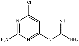 2-AMINO-4-CHLORO-6-GUANIDINOPYRIMIDINE Struktur