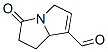 1H-Pyrrolizine-7-carboxaldehyde, 2,3,5,7a-tetrahydro-3-oxo- (9CI) Struktur