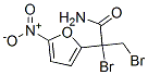 5-nitro-2-furyl-alpha,beta-dibromopropionamide Struktur