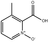 2-Pyridinecarboxylicacid,3-methyl-,1-oxide(9CI) Struktur