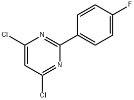 4,6-DICHLORO-2-(4-FLUOROPHENYL)PYRIMIDINE Struktur