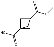 雙環(huán)[1.1.1]戊烷-1,3-二羧酸, 1-甲酯, 83249-10-9, 結(jié)構(gòu)式