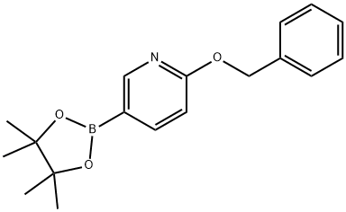 2-BENZYLOXYPYRIDINE-5-BORONIC ACID, PINACOL ESTER Struktur