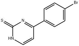 4-(4-BROMO-PHENYL)-PYRIMIDINE-2-THIOL Struktur