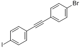 1-BROMO-4-[2-(4-IODOPHENYL)ETHYNYL]BENZENE Struktur