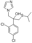 alpha-(2,4-Dichlorophenyl)-alpha-(((1-methylethyl)thio)methyl)-1H-imid azole-1-ethanol Struktur