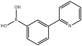 3-(pyridin-2-yl)phenylboronic acid Struktur