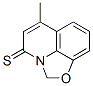 2H,4H-Oxazolo[5,4,3-ij]quinoline-4-thione,  6-methyl- Struktur