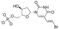 5-(2-bromovinyl)-2'-deoxyuridylate Struktur