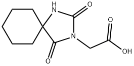 (2,4-DIOXO-1,3-DIAZASPIRO[4.5]DEC-3-YL)ACETIC ACID Struktur