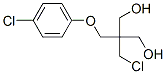 2-(Chloromethyl)-2-[(p-chlorophenoxy)methyl]-1,3-propanediol Struktur