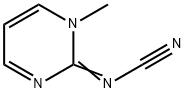 Cyanamide, (1-methyl-2(1H)-pyrimidinylidene)- (9CI) Struktur