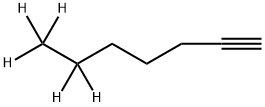 1-Heptyne--d5 Struktur