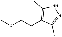 3,5-DIMETHYL-4-(2-METHOXYETHYL)-1H-PYRAZOLE Struktur