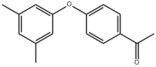 1-(4-(3,5-DIMETHYLPHENOXY)PHENYL)ETHANONE Struktur