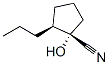 Cyclopentanecarbonitrile, 1-hydroxy-2-propyl-, (1S,2S)- (9CI) Struktur