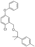 1-Chloro-2-((2-(4-methylphenyl)-2-methylpropoxy)methyl)-4-phenoxybenze ne Struktur