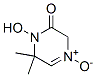 2(1H)-Pyrazinone,3,6-dihydro-1-hydroxy-6,6-dimethyl-,4-oxide(9CI) Struktur