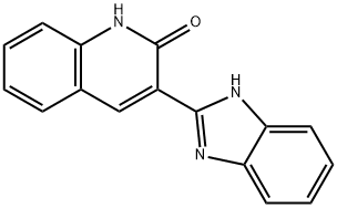 3-(1H-Benzimidazol-2-yl)-2(1H)-quinolinone Struktur