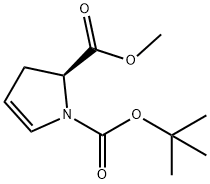 METHYL N-BOC-L-PROLINE-4-ENE
 Struktur