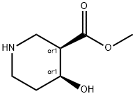 (+/-)-cis-4-Hydroxynipecotic acid methyl ester Struktur