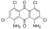 1,8-diamino-2,4,5,7-tetrachloroanthraquinone Struktur