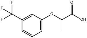 2-(3-TRIFLUOROMETHYL-PHENOXY)-PROPIONIC ACID Struktur