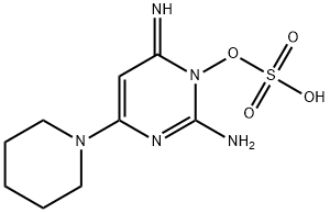 Minoxidil sulphate Struktur