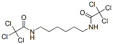 2,2,2-trichloro-N-[6-[(2,2,2-trichloroacetyl)amino]hexyl]acetamide Struktur