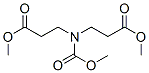 methyl N-(methoxycarbonyl)-N-(3-methoxy-3-oxopropyl)-beta-alaninate Struktur