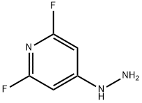 2,6-difluoro-4-hydrazinyl-Pyridine Struktur